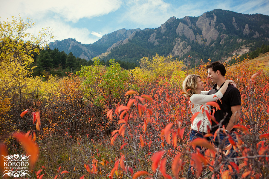 Engagement Pictures with the Flatirons