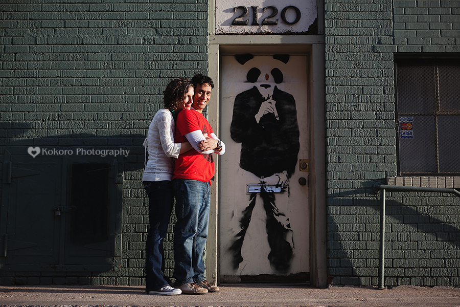 Engagement Pictures in Denver's RINO District